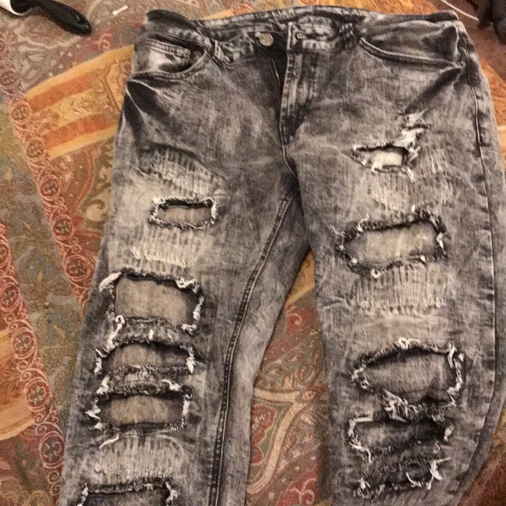 Men’s Rue 21 Black Denim Jeans. Tried on once